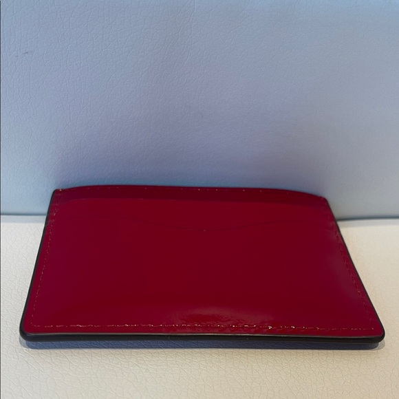 NWT Tory Burch Cherry Red Card Holder - Picture 3 of 4